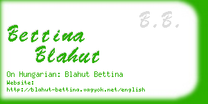 bettina blahut business card